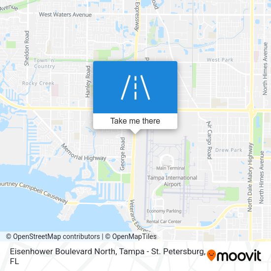 Eisenhower Boulevard North map
