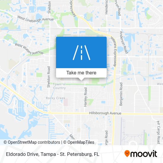 Eldorado Drive map