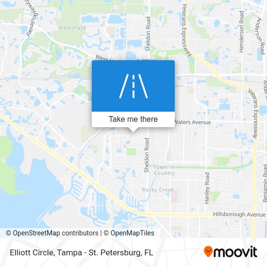 Elliott Circle map