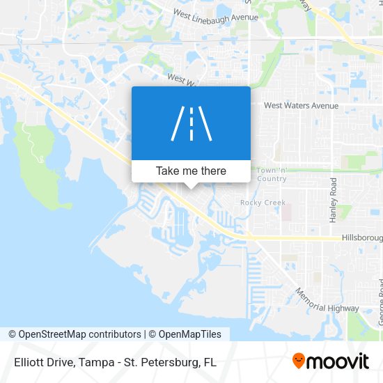 Mapa de Elliott Drive