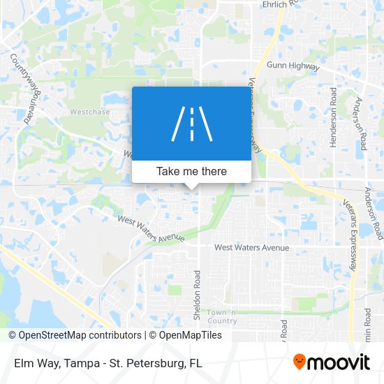 Mapa de Elm Way