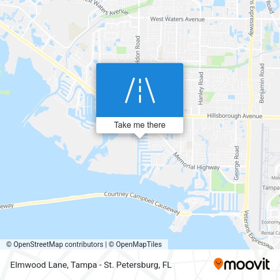 Elmwood Lane map
