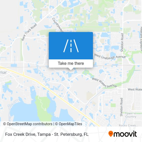 Fox Creek Drive map