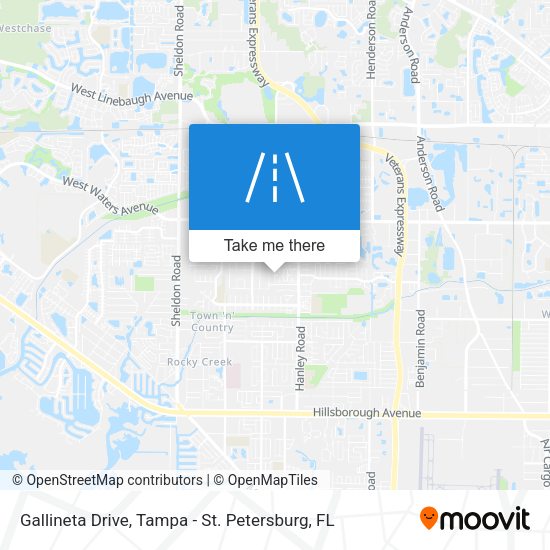 Gallineta Drive map