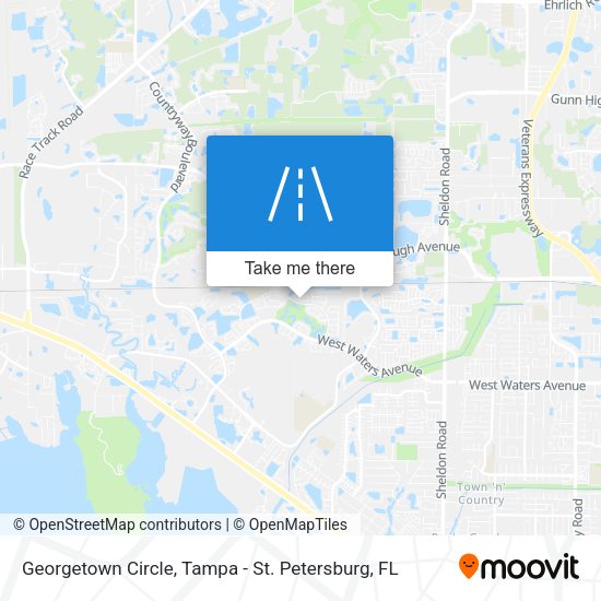 Mapa de Georgetown Circle