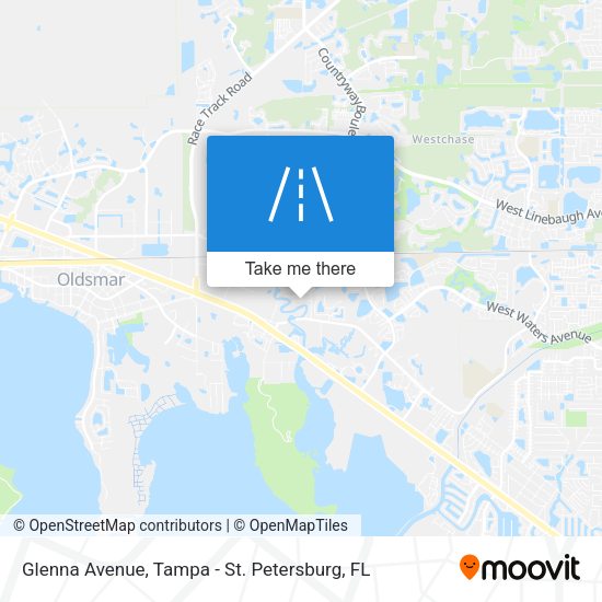 Glenna Avenue map