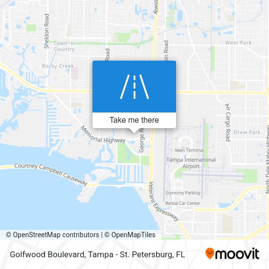 Mapa de Golfwood Boulevard