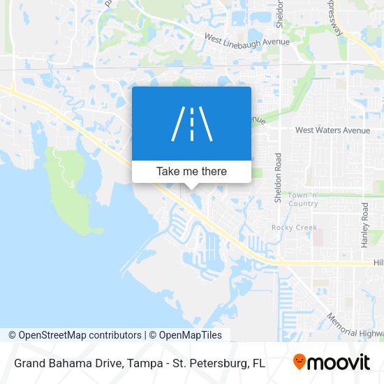 Grand Bahama Drive map