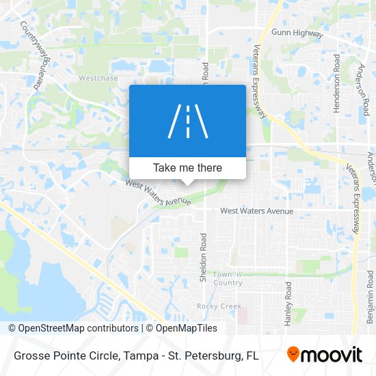 Grosse Pointe Circle map
