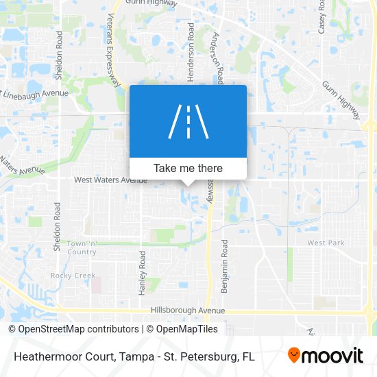 Mapa de Heathermoor Court