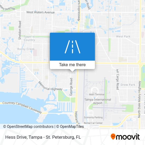 Mapa de Hess Drive