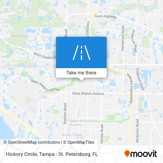 Hickory Circle map