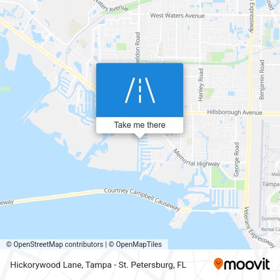 Hickorywood Lane map