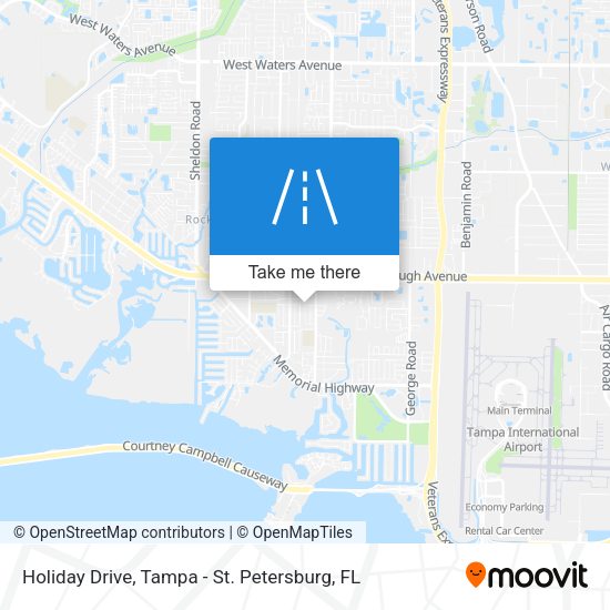 Holiday Drive map