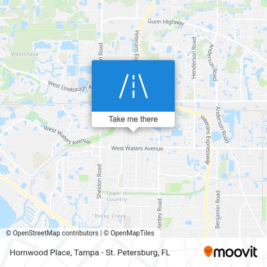 Hornwood Place map