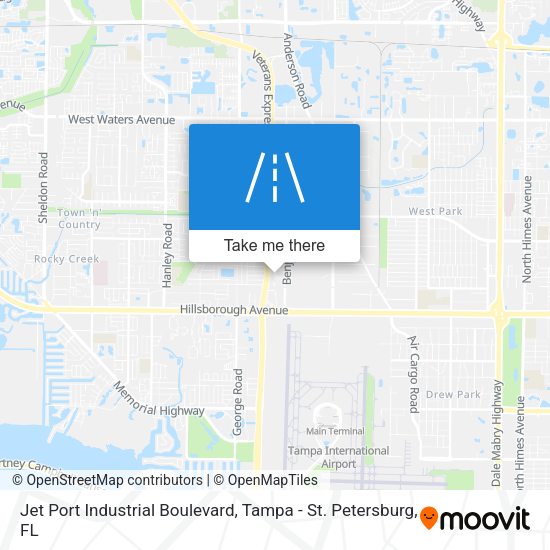 Jet Port Industrial Boulevard map
