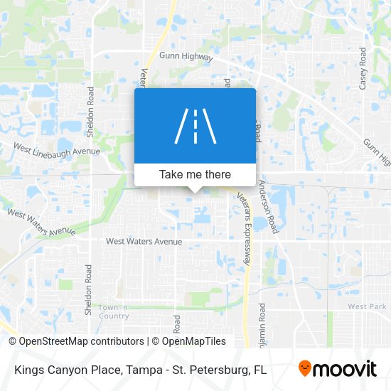 Kings Canyon Place map
