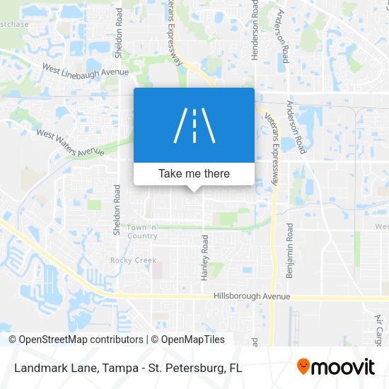 Landmark Lane map