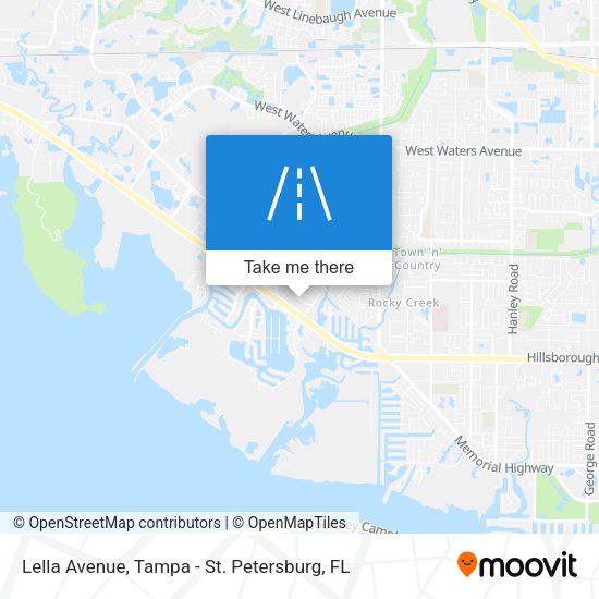Mapa de Lella Avenue