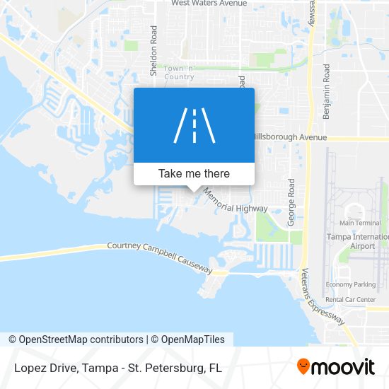 Lopez Drive map