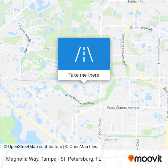 Magnolia Way map