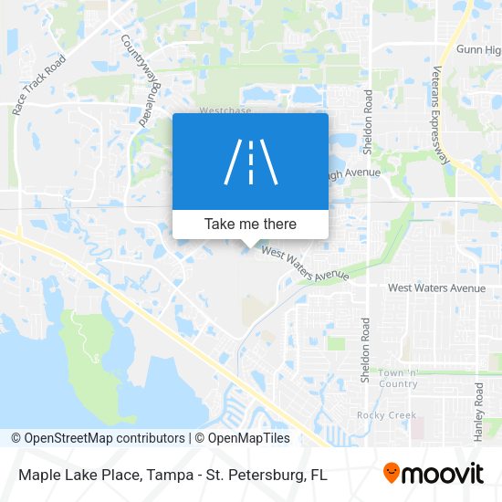 Mapa de Maple Lake Place