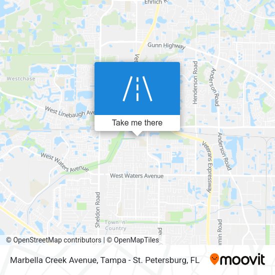 Marbella Creek Avenue map