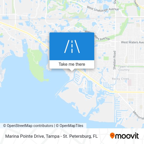 Marina Pointe Drive map