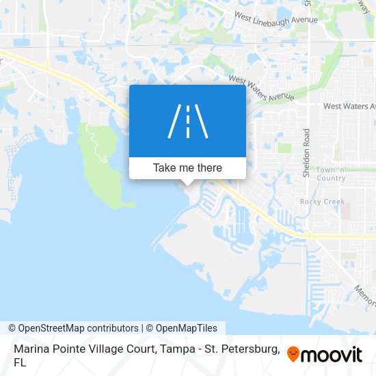 Mapa de Marina Pointe Village Court