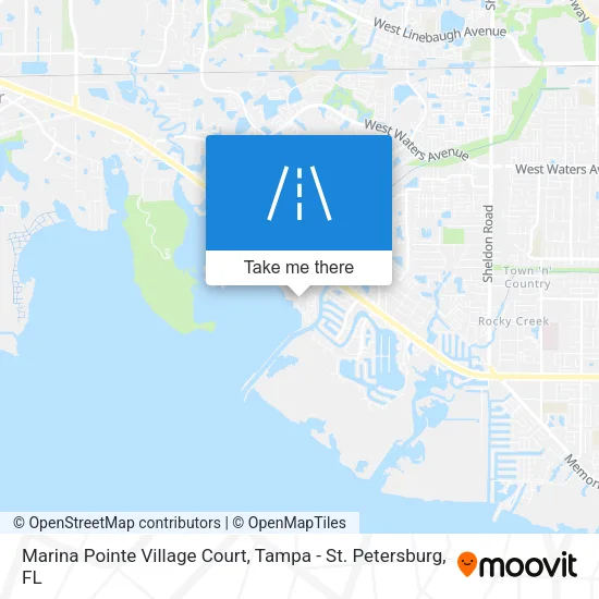 Mapa de Marina Pointe Village Court