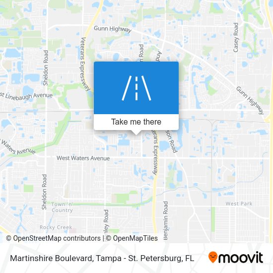 Martinshire Boulevard map