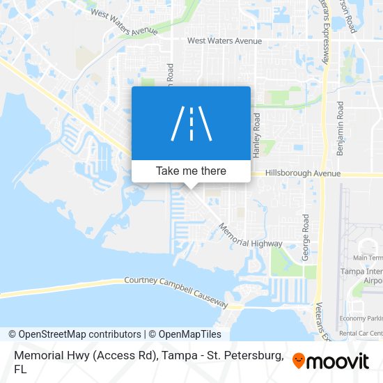 Mapa de Memorial Hwy (Access Rd)