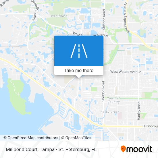 Millbend Court map
