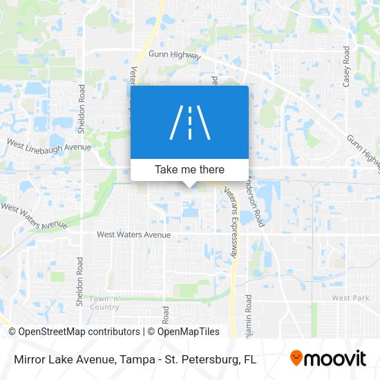 Mirror Lake Avenue map