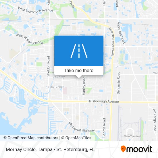 Mapa de Mornay Circle