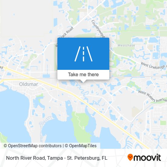 North River Road map