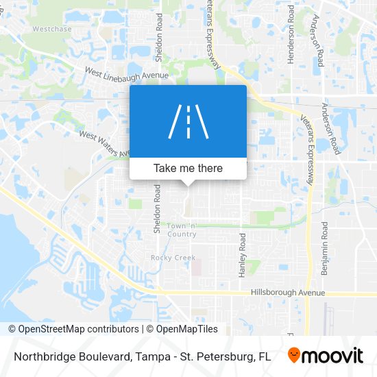 Northbridge Boulevard map