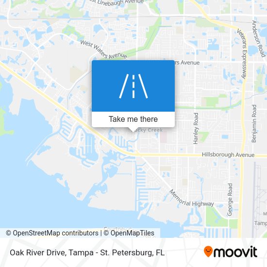 Mapa de Oak River Drive