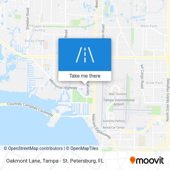 Oakmont Lane map
