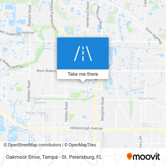 Oakmoor Drive map