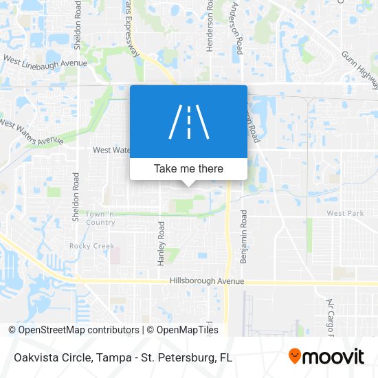 Oakvista Circle map