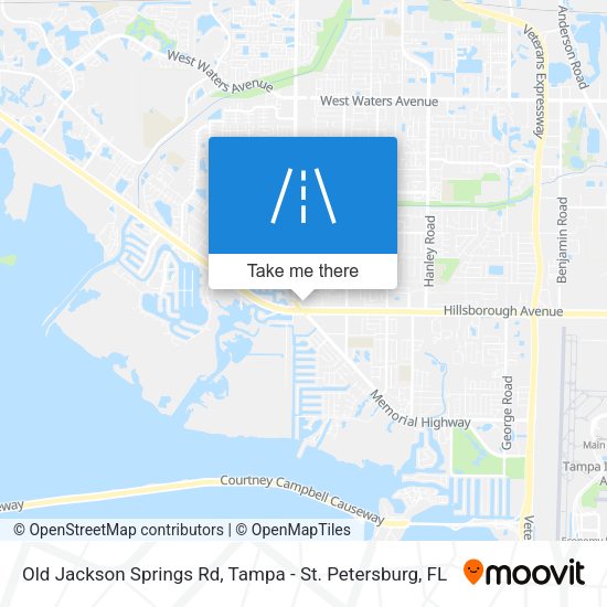 Old Jackson Springs Rd map