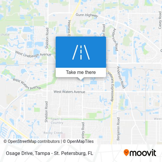 Mapa de Osage Drive