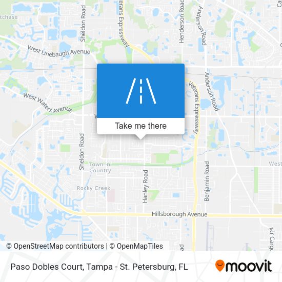 Paso Dobles Court map