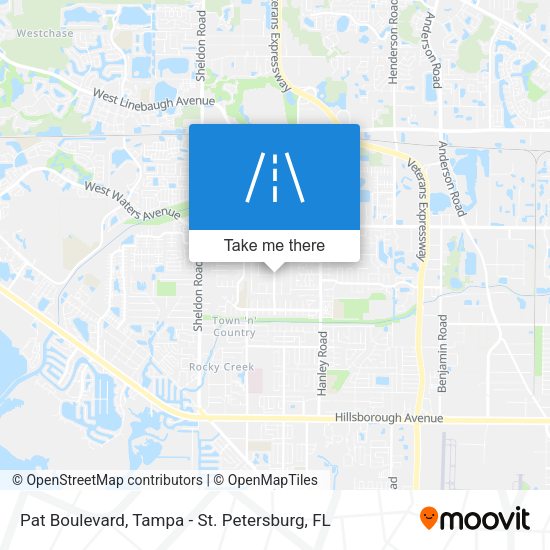 Pat Boulevard map