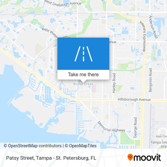 Mapa de Patsy Street