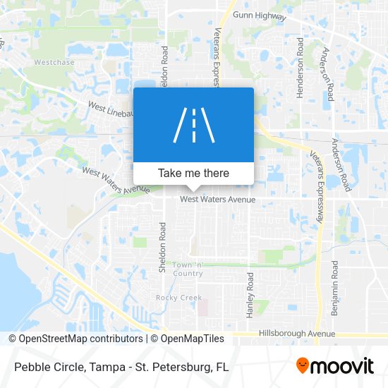 Pebble Circle map