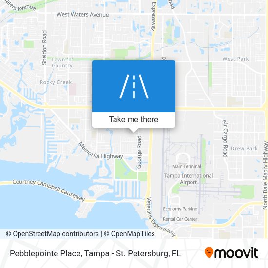 Pebblepointe Place map