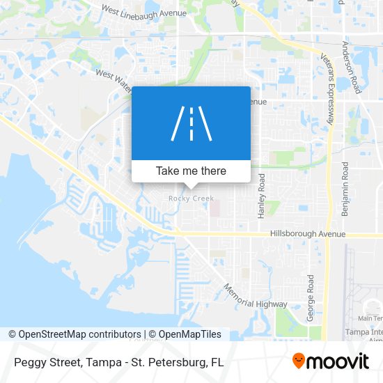 Peggy Street map