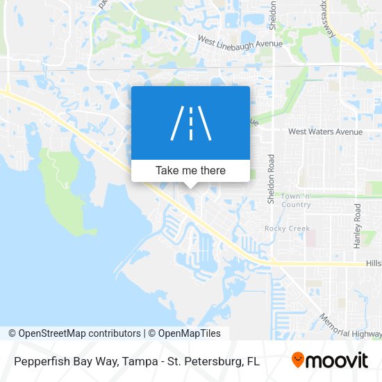 Mapa de Pepperfish Bay Way
